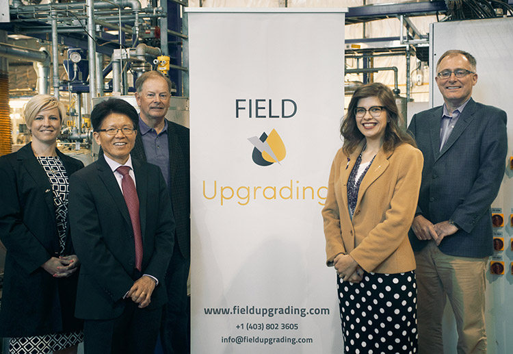 Left to Right: Elizabeth Shirt, Dr. John Zhou, Cuy Turcotte, Jessica Littlewood, Neil Camarta